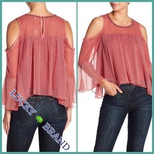 LUCKY BRAND XS Fabulous off the shoulder NWT